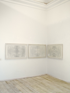 sala III - Boschi, 2003-2005, matita su carta, cm 70x120