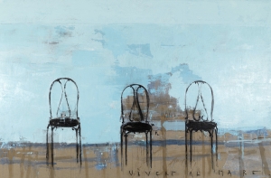 Vivere al mare, 2008, olio su tela, cm 207x315