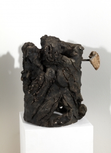 Turris, 1985, terracotta ingobbiata, cm Ø 40x50