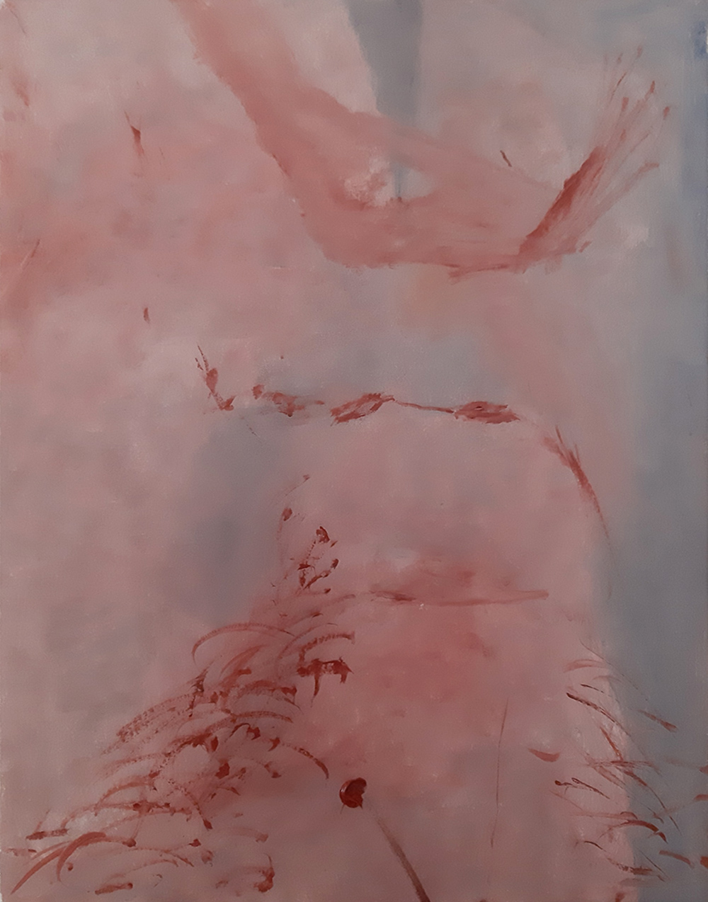 Jacopo Casadei, Visérba, 2021, olio su tela, cm 45x35