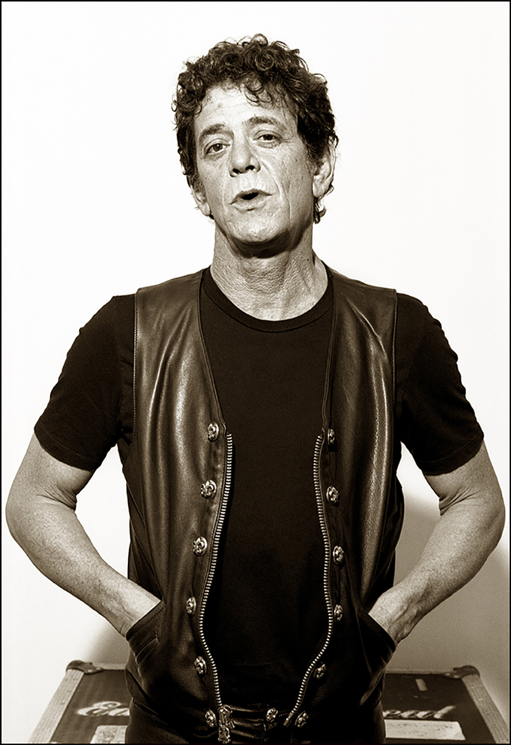 Lou Reed, backstage in Warsaw, August 2000