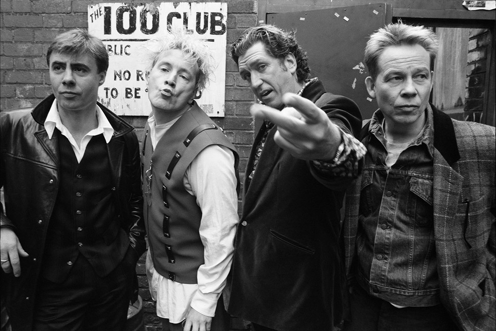 The Sex Pistols announce their reformation at London’s 100 Club, 16 March 1996