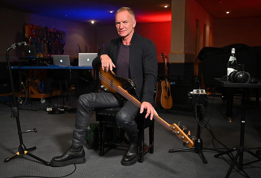 Sting performs at Radio 2 Zoe Ball session in Maida Vale studio 4, 11 October 2021